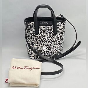 Salvatore Ferragamo Crystal-Embellished Mini Tote